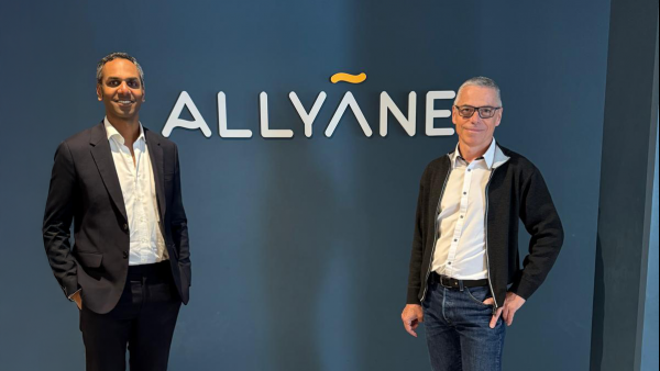 Cyrille Fleury, qui vient d'être nommé membre indépendant du conseil d'administration d'Allyane, et Gilles Chaufferin, président.