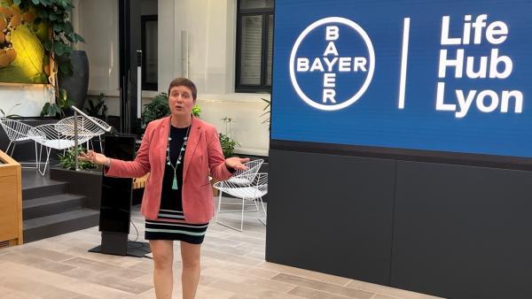 Catherine Sirven, responsable de la transition digitale chez Bayer.