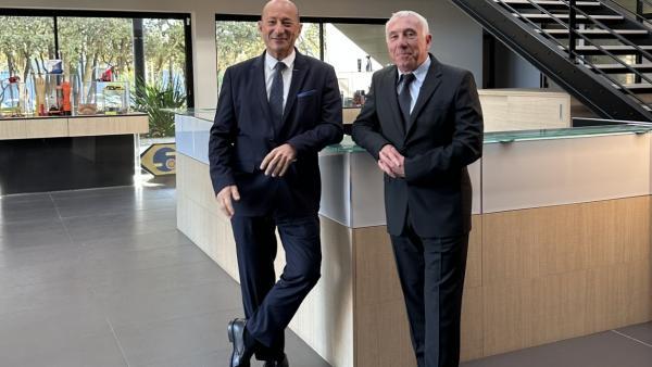 Jean-Noël Rey et Frédéric Croullet, dirigeants de Novarc.