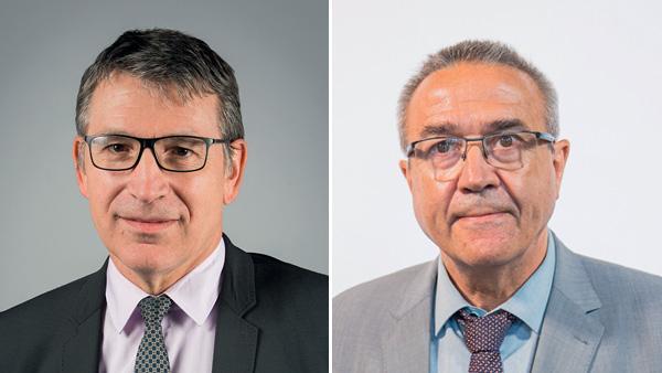 Bernard Perret, nouveau directeur général de la Semcoda et Jean-Yves Flochon, nouveau président de la Semcoda