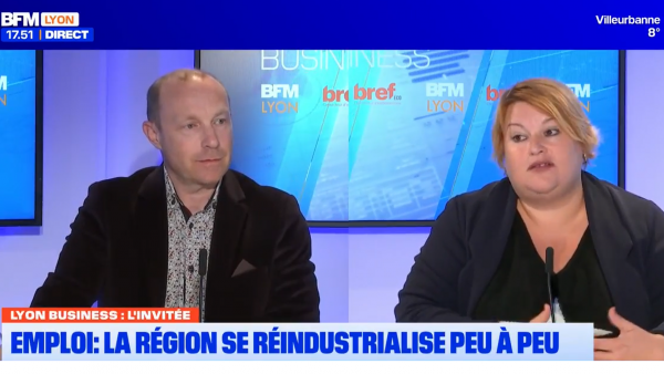 Stéphanie Pernod invitée de Bref Eco et BFM Lyon