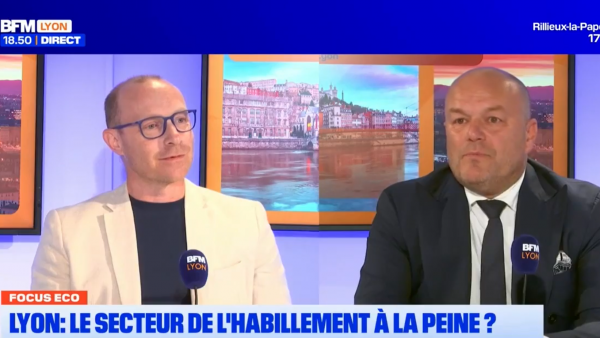 Focus Eco sur BFM Lyon : les commerces de l'habillement à Lyon, avec Sébastien Le Guillou