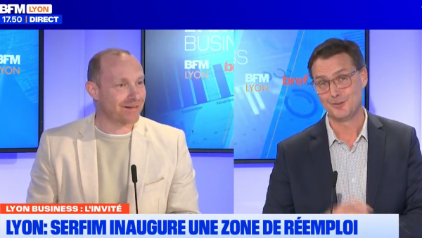Raphaël Gas, président de Serfim Recyclage, invité de Bref Eco et BFM Lyon