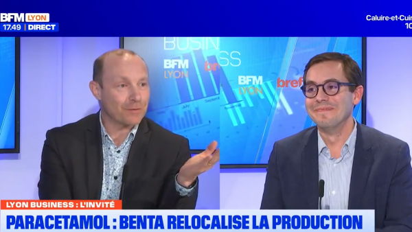 Damien Parisien, directeur général exécutif de Benta Lyon, invité de Bref Eco et BFM Lyon