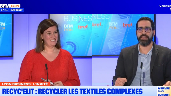 VIDEO --> Raouf Medimagh (Recyc'elit), invité de BFM Lyon et Bref Eco
