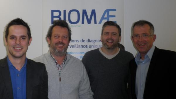 Guillaume Jubeaux, Olivier Geffard, Arnaud Chaumot et Laurent Viviani