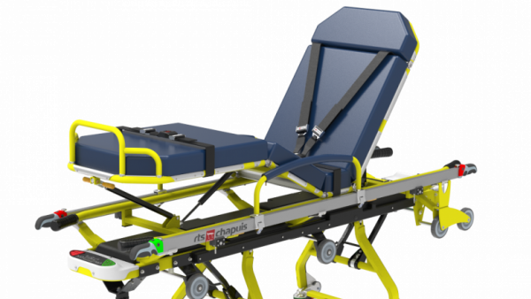 RTS Chapuis a lancé  en 2025 le brancard  motorisé Cabbri V2.
