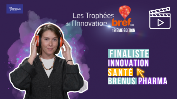 Marion Brun, responsable communication de Brenus Pharma, finaliste des Trophées Bref Eco de l'Innovation