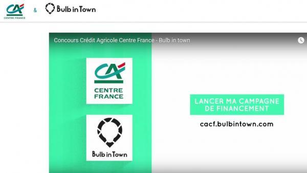 Le Crédit Agricole Centre France s'associe avec Bulb in Town