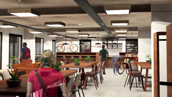 Un bar-restaurant sera également installé et un partenariat avec Ninkasi mis en place.