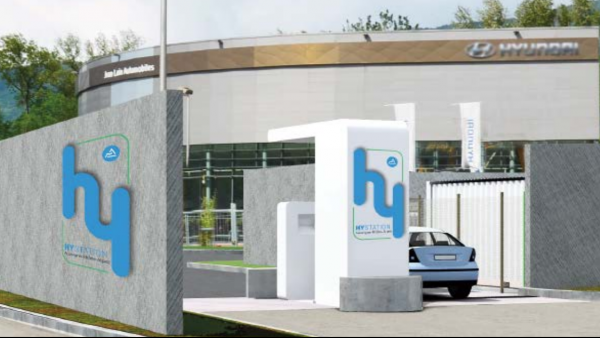 station de recharge hydrogène