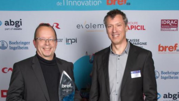 Didier Neuzeret, président de ViewPoint, et Raphaël Genin, directeur adjoint de la Transition Energétique et de l’Innovation de CNR (partenaire).
