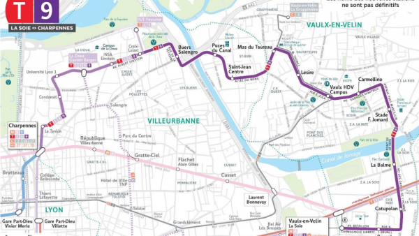 La nouvelle ligne de tramway T9 - bref eco