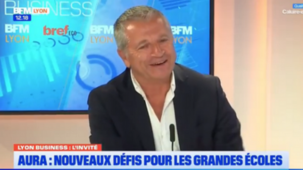 Jean-Christophe Cattane, président de l'Agera (Alliance des Grandes Ecoles Rhône-Alpes Auvergne), était l'invité de Lyon Business.