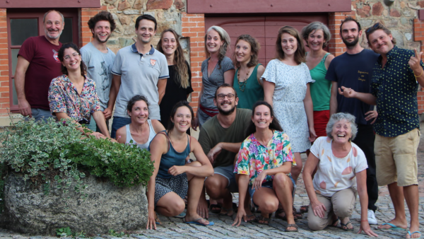 Une partie de l'équipe de Villages Vivants.