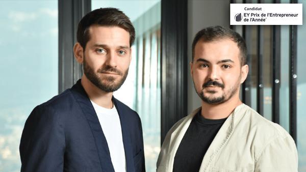 Guillaume Leti et Ramzi Laieb (Carbonable Tech) sont candidats au Prix EY de le Start-Up de l'Année.