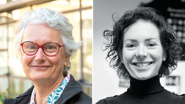 De gauche à droite : Catherine Mercier-Suissa et Noémie Dominguez