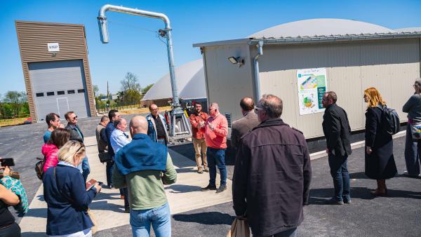 La Communauté de Communes Saône Beaujolais inaugure son unité de méthanisation 