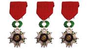 Les trois mousquetaires de la légion d’honneur