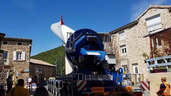 Le parc éolien de Saint-Georges-les-Bains prend forme