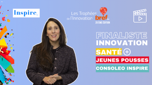 Alizée Malécot présente Inspire, finaliste des Trophées Bref Eco de l'Innovation.