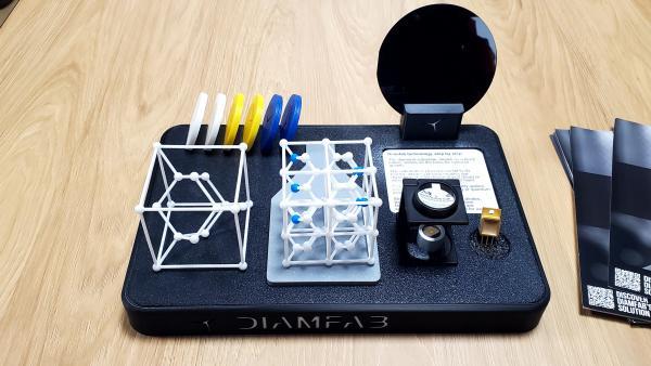 La technologie de Diamfab repose sur la conductivité des diamants. ©M.Poulet