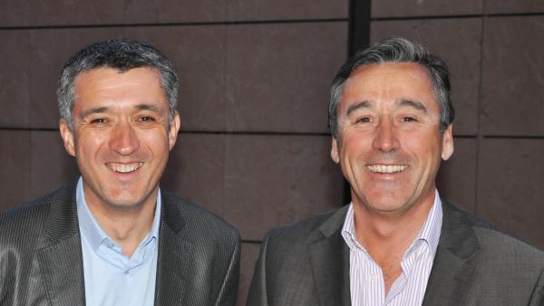 Jean-Pierre Genoux et Guillaume Mulliez de Dimo Software. 