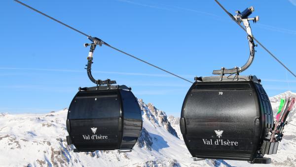 Doppelmayr a livré cette télécabine à Val d'Isère.