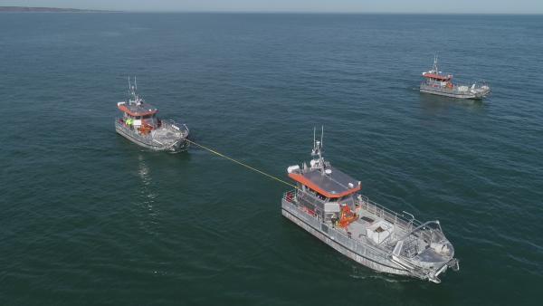 Efinor intervient notamment avec un navire multi-services dotés d’une technologie brevetée de dépollution en mer.