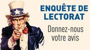 Enquête de lectorat : votre avis nous intéresse !