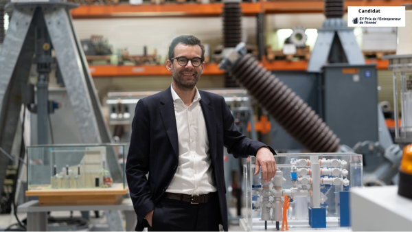 Ludovic Vallon (Mastergrid) est candidat au Prix EY de l'Entrepreneur de l'Année.