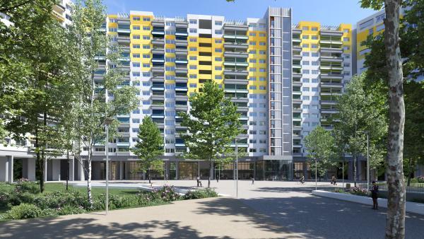 Dans le quartier grenoblois de la Villeneuve, la réhabilitation du Patio se prépare