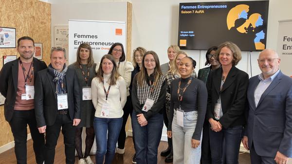 Dix entrepreneures de la région Auvergne-Rhône-Alpes rejoignent la saison 7 de Femmes entrepreneuses d'Orange.
