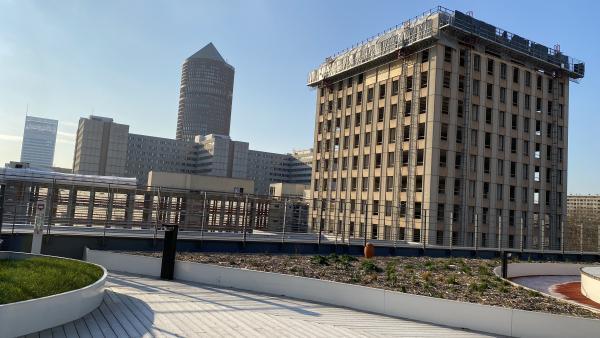 Du rooftrop de Next, vue sur la future résidence 6e Art Lafayette d'Icade