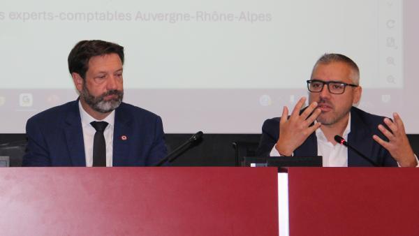 Fabrice Panekoucke et Damien Cartel.