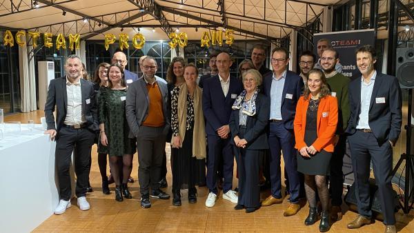 L’équipe d’Auvalie Innovation pour les  30 ans d’Acteam Pro, brefeco.com