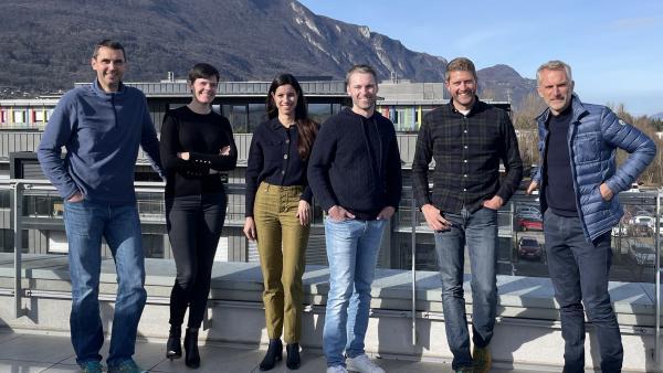 Les fondateurs de 4elements : Cédric Boisart, Muriel Le Vaillant, Vanessa Amaral, Jean-Baptiste Goffart, Cédric Favier et Olivier Fléchon.