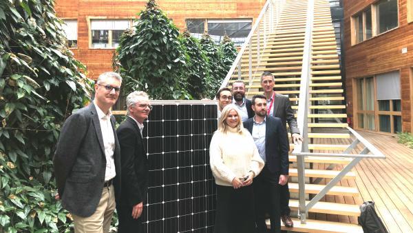 Le CEA, Engie Green et Solreed poursuivent leur partenariat pour réparer les panneaux solaires.