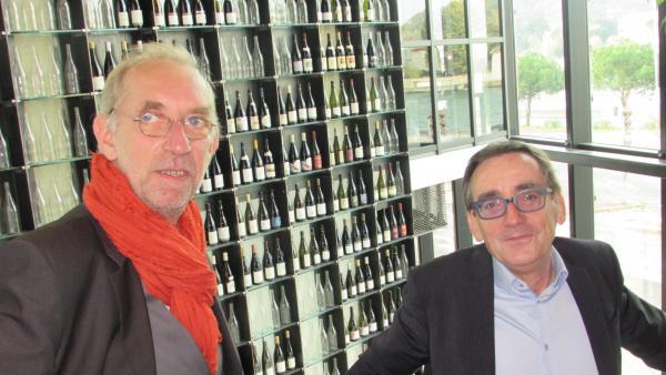 Olivier Sanejouand et Jean-Yves Curtaud à la Maison du Tourisme de Vienne.