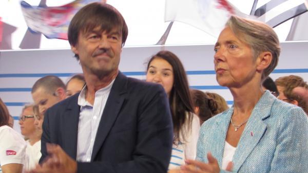Nicolas Hulot et Elisabeth Borne étaient à Lyon pour l'inauguration du terminal 1 à l'Aéroport Saint Exupéry.
