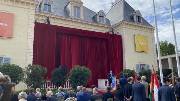 Dominique Giraudier présente le nouveau Campus Gérard Pélisson