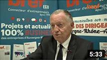 Interview Brefeco de Jean-Michel Aulas -  Président de l'OL Groupe pour Entreprise du Futur