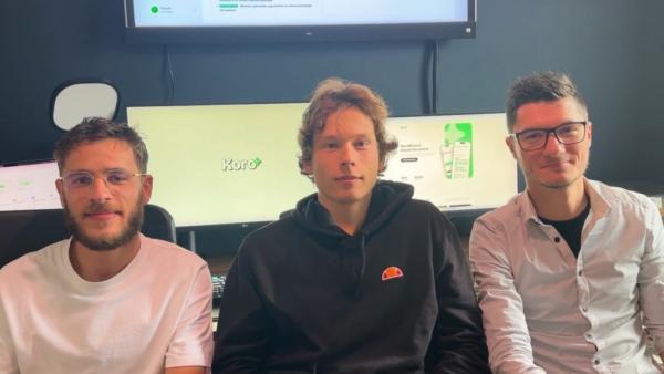 Les fondateurs de Koro AI.