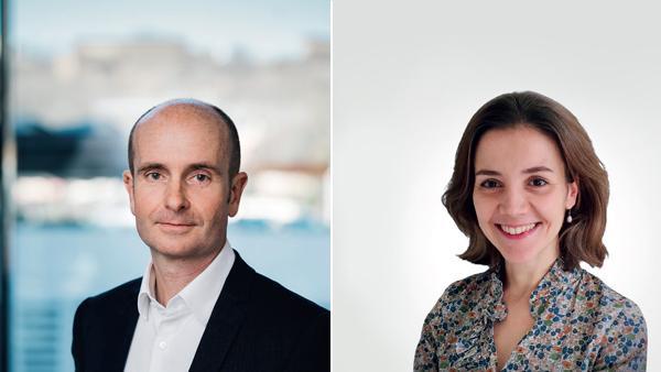 Bertrand Fontaine Associé Expertise comptable - conseil aux entrepreneurs et Sophie Rousseau Responsable offre Managed Services (vos contacts KPMG en Auvergne Rhône-Alpes Bourgogne Franche-Comté)