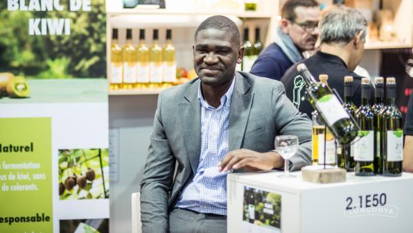 Marvet Mbani, cofondateur de Longonya, lors du Sirha 2017.