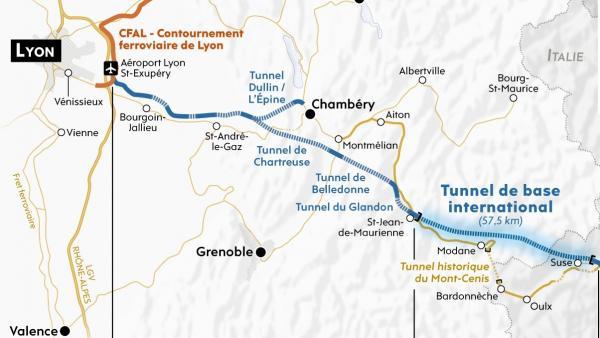 Voies d'accès au Lyon-Turin : la Fnaut suggère le recours à l'Eurovignette poids lourds