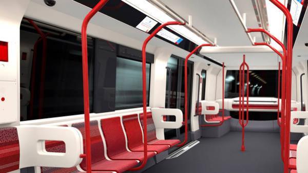 Nouveau design des futures rames de la ligne B du métro.