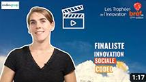 Marine Bonnell, Codeo Group - Finaliste Innovation  Sociale, sociétale et solidaire