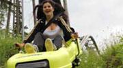 MND inaugure sa première luge sur rail aux Ménuires