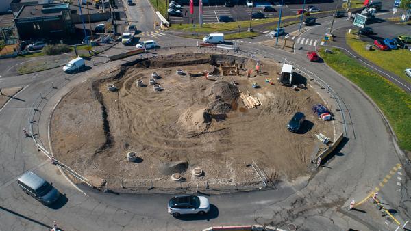 Le lot confié à NGE concerne 5,7 km de tracé en zone extra-urbaine.